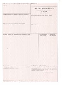 Quy trình xin CO form B tại VCCI