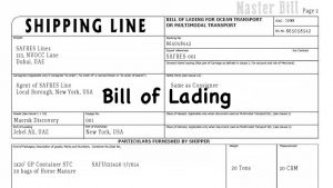 Bill Of Lading