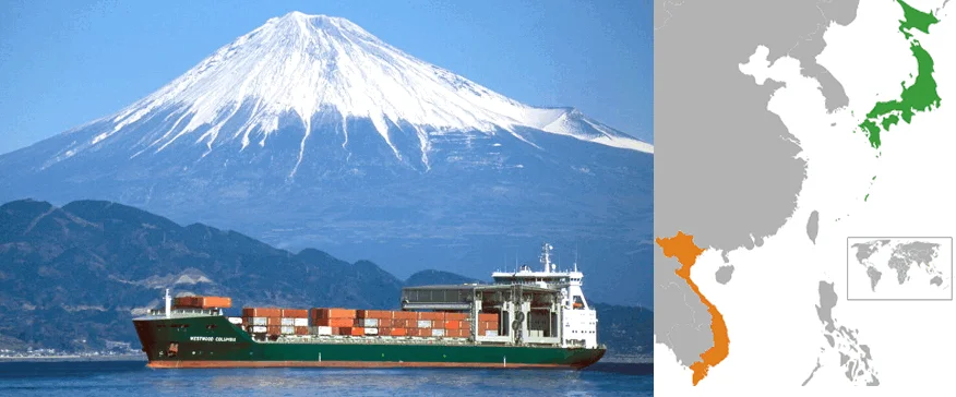 Vận chuyển hàng LCL bằng đường biển đi Nhật Bản uy tín