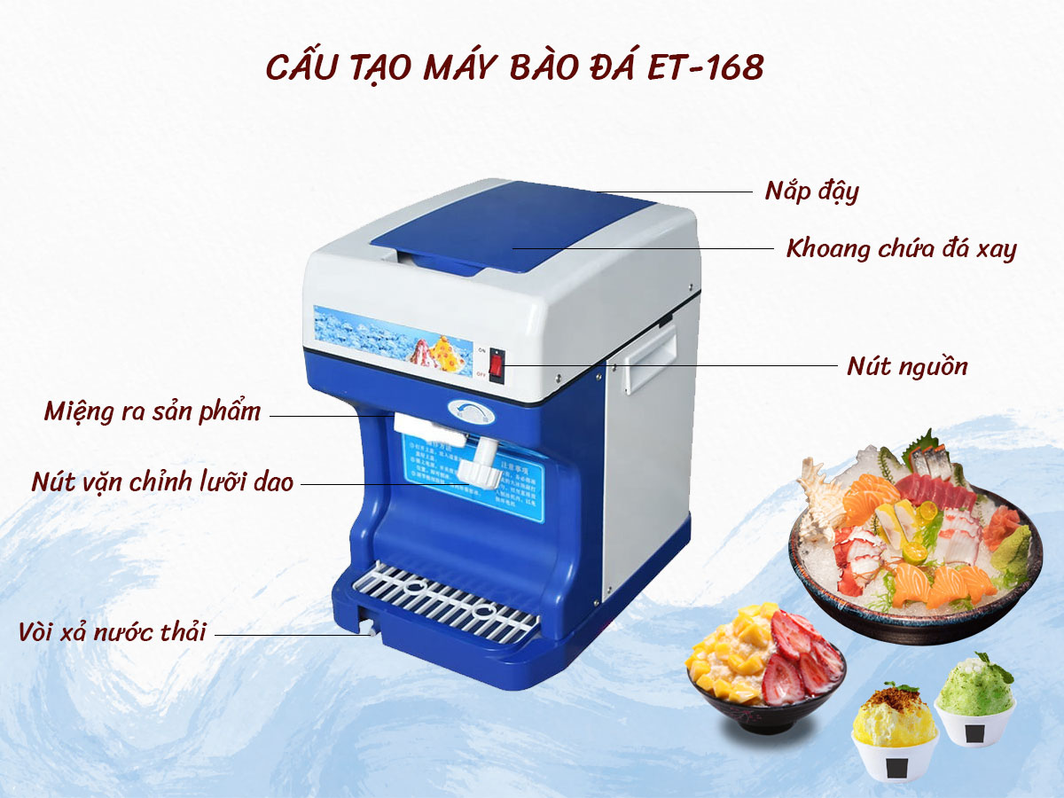 Gửi máy bào đá bằng đường biển