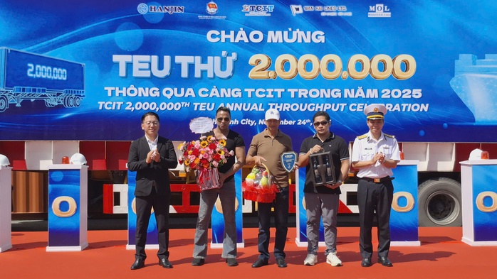 Tin vui đến từ cảng Quốc tế Tân Cảng - Cái Mép