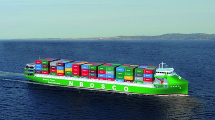 Tàu Container Chạy Điện Lớn Nhất Thế Giới Chính Thức Khai Thác Thương Mại