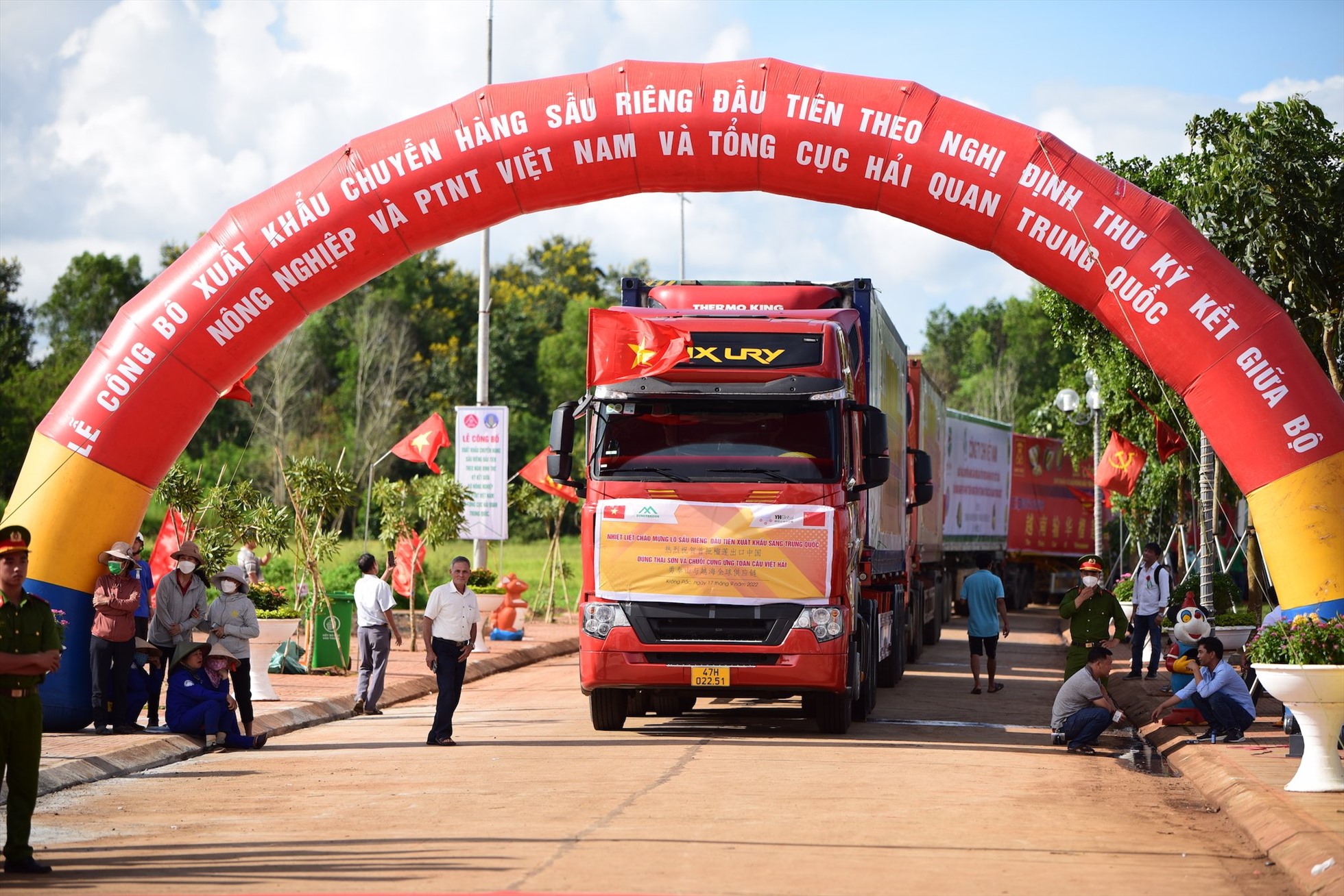 Logistics sầu riêng Việt Nam đi Trung Quốc bằng container lạnh tăng trưởng mạnh